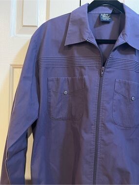 Vintage purple zip up jacket